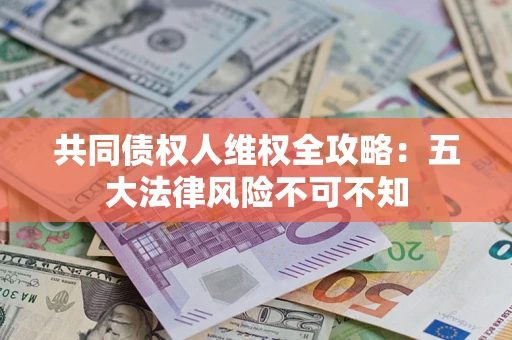 武汉共同债权人维权全攻略：五大法律风险不可不知