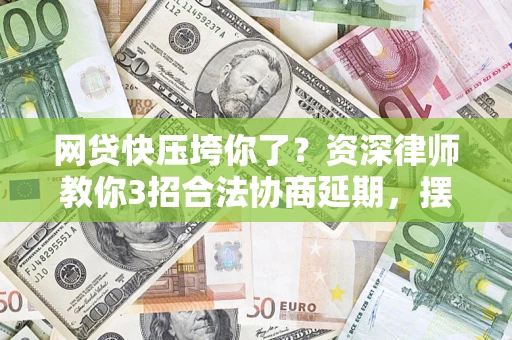 武汉网贷快压垮你了？资深律师教你3招合法协商延期，摆脱暴力催收！
