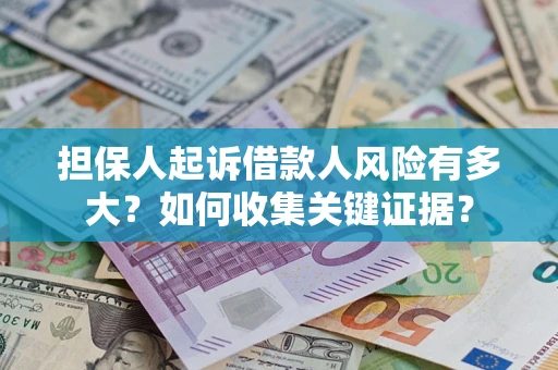 武汉担保人起诉借款人风险有多大？如何收集关键证据？