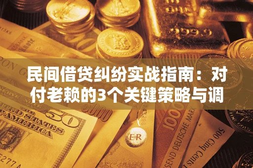 武汉民间借贷纠纷实战指南：对付老赖的3个关键策略与调解盲区解析