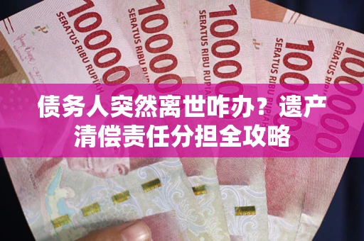 武汉债务人突然离世咋办？遗产清偿责任分担全攻略