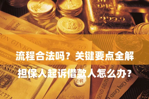 武汉

担保人起诉借款人怎么办？流程合法吗？关键要点全解析
