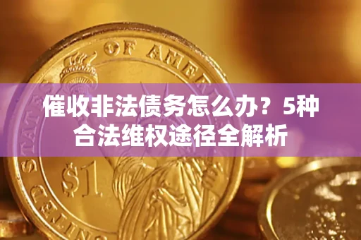 武汉催收非法债务怎么办？5种合法维权途径全解析