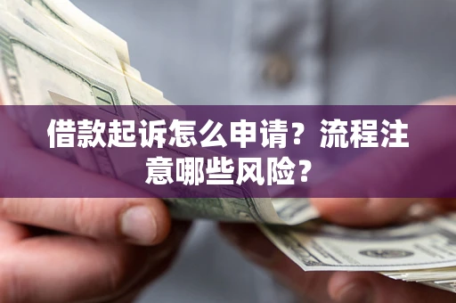 武汉借款起诉怎么申请？流程注意哪些风险？