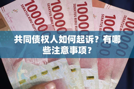 武汉共同债权人如何起诉？有哪些注意事项？